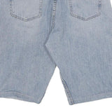 WRANGLER Mens Denim Blue Casual Shorts 2XL W35 Classic Fit Cotton Blend