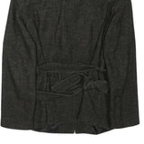 SAINT HILARE Womens Grey Classic Jacket XS Polyester Blend Button Plain Stylish