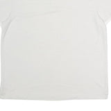 CALVIN KLEIN Mens White & Grey Thin Stripe Short Sleeve Polo Shirt 2XL Cotton