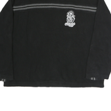 DISNEYLAND Mens Black Patterned Crew Neck Basic Knit XL Cotton Casual Comfort