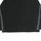 DISNEYLAND Mens Black Patterned Crew Neck Basic Knit XL Cotton Casual Comfort