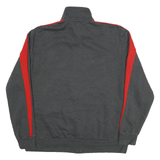 PUMA Mens Grey & Red Zip Jacket 2XL Cotton Blend Sport Casual Trackwear