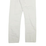 LEVI'S 501 Mens White Regular Fit Straight Denim W28 L27 Button Cotton Blend