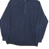 NIKE Mens Blue Plain Pullover Jumper Crew Neck Knit Size M Hoodie Sportswear