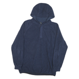 NIKE Mens Blue Plain Pullover Jumper Crew Neck Knit Size M Hoodie Sportswear