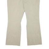 DICKIES Womens Cotton Blend Beige Regular Leg Regular Fit Trousers W41 L29 Zip