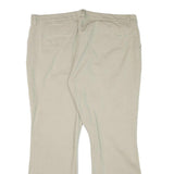 DICKIES Womens Cotton Blend Beige Regular Leg Regular Fit Trousers W41 L29 Zip