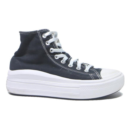 CONVERSE Chuck Taylor All Star Lift Womens High Top Trainers Black Canvas UK 7.5