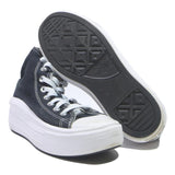 CONVERSE Chuck Taylor All Star Lift Womens High Top Trainers Black Canvas UK 7.5