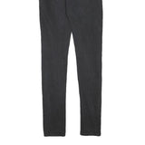 LEVI'S Womens Jeans Black Slim Skinny Denim Medium W25 L30 Zip Cotton Blend