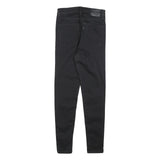 LEVI'S Womens Slim Black Denim Slim Skinny Jeans Cotton Blend W26 L28 Zip