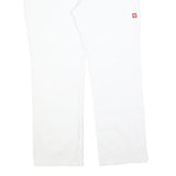 ENGELBERT STRAUSS Womens Joggers White L W34 L32 Relaxed Straight Fit