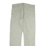 LEVI'S Mens Cotton Beige Regular Straight Trousers W36 L31 Casual Classic Style