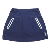 REEBOK Womens Blue Polyester Blend Plain Mini Skort XS Activewear Sports Casual