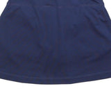 REEBOK Womens Blue Polyester Blend Plain Mini Skort XS Activewear Sports Casual