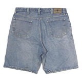 WRANGLER Mens Denim Blue Cotton Shorts M W36 Classic Fit Casual 5-Pocket