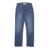 LEVI'S 511 Boys Jeans Blue Slim Straight Denim Medium W25 L26 Zip Cotton Blend