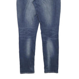 LEVI'S Womens Blue Slim Skinny Denim Medium W28 L27 Cotton Blend Zip Jeans