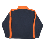 REEBOK Mens Blue & Orange Chicago Bears Track Jacket L Polyester Zip