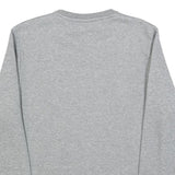 PUMA Mens Grey Crew Neck S Cotton Blend Sweatshirt Logo Casual Top