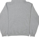 RUSSELL ATHLETIC Mens Grey McQueen Track Field Pullover Hoodie M Casual