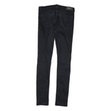 DIESEL Womens Slim Black Jeans Denim W29 L32 Stylish Zip Fastening
