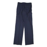 NAUTI LINE Womens Polyester Blend Navy Regular Straight Trousers W28 L34 Cargo