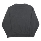 FILA Mens Charcoal Grey Cotton Blend Sweatshirt XL Crew Neck Casual Pullover