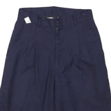 Womens Navy Casual Cotton Blend Shorts XXS W23 High Waist Relaxed Fit