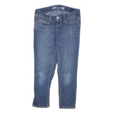 SEVEN7 Womens Slim Blue Denim Jeans W30 L25 Stylish Comfort Zip Closure