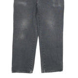 DICKIES Mens Jeans Black Regular Straight Denim Medium W36 L30 Workwear