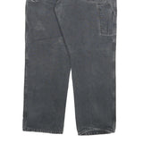 DICKIES Mens Jeans Black Regular Straight Denim Medium W36 L30 Workwear