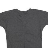 BANANA REPUBLIC Womens Grey Basic Top Short Sleeve Round Neck XS Casual Cotton