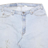 LEVI'S Mens Denim Blue Casual Shorts XL W38 Cotton Blend Relaxed Fit