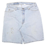 LEVI'S Mens Denim Blue Casual Shorts XL W38 Cotton Blend Relaxed Fit
