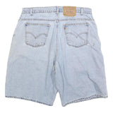 LEVI'S Mens Denim Blue Casual Shorts XL W38 Cotton Blend Relaxed Fit