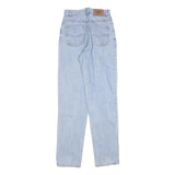 KEEP Womens Jeans Blue Regular Straight Denim Light W22 L30 Cotton Blend Zip