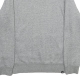 PUMA Mens Grey Sweatshirt Crew Neck S Cotton Blend Pullover Sports Logo