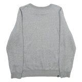 PUMA Mens Grey Sweatshirt Crew Neck S Cotton Blend Pullover Sports Logo