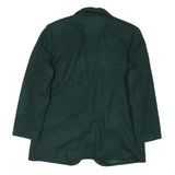 SAG HARBOR Womens Green Wool Blazer Jacket UK 12 Button Classic Tailored