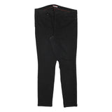 TOMMY HILFIGER Womens Jeans Black Slim Skinny Denim Medium W35 L30 Slim Fit Zip