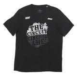 ADIDAS Mens Black The Circuit Graphic T-Shirt M Short Sleeve Crew Neck