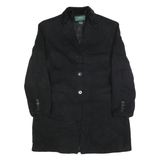 LAUREN RALPH LAUREN Womens Black Wool Button Jacket S Classic Tailored Blazer