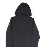 IRIEDAILY Womens Black Outdoor Jacket XS Polyester Blend Plain Zip Hooded Casual