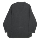 SKYLINE Womens Grey Wool Blend Button Jacket M Check Pattern Casual Outerwear