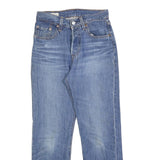 LEVI'S 501 Womens Jeans Blue Regular Straight Denim Medium W24 L26 Classic Fit