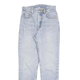 LEE Womens Slim Light Blue Denim Slim Jeans W28 L28 Zip Cotton Blend