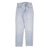 LEE Womens Slim Light Blue Denim Slim Jeans W28 L28 Zip Cotton Blend