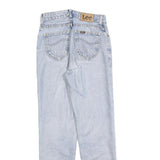 LEE Womens Slim Light Blue Denim Slim Jeans W28 L28 Zip Cotton Blend