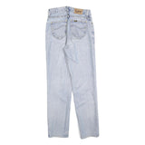LEE Womens Slim Light Blue Denim Slim Jeans W28 L28 Zip Cotton Blend